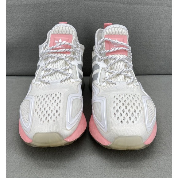 Adidas Women's ZX 2K BOOST W FY2013 Running Shoes in Grey Size 8 - Picture 2 of 8